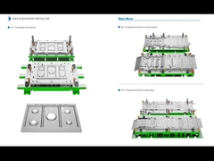 가스 오븐 엽금속 도